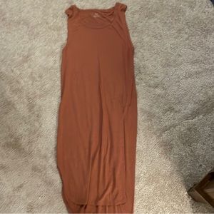 AERIE midi length rust colored dress/coverup